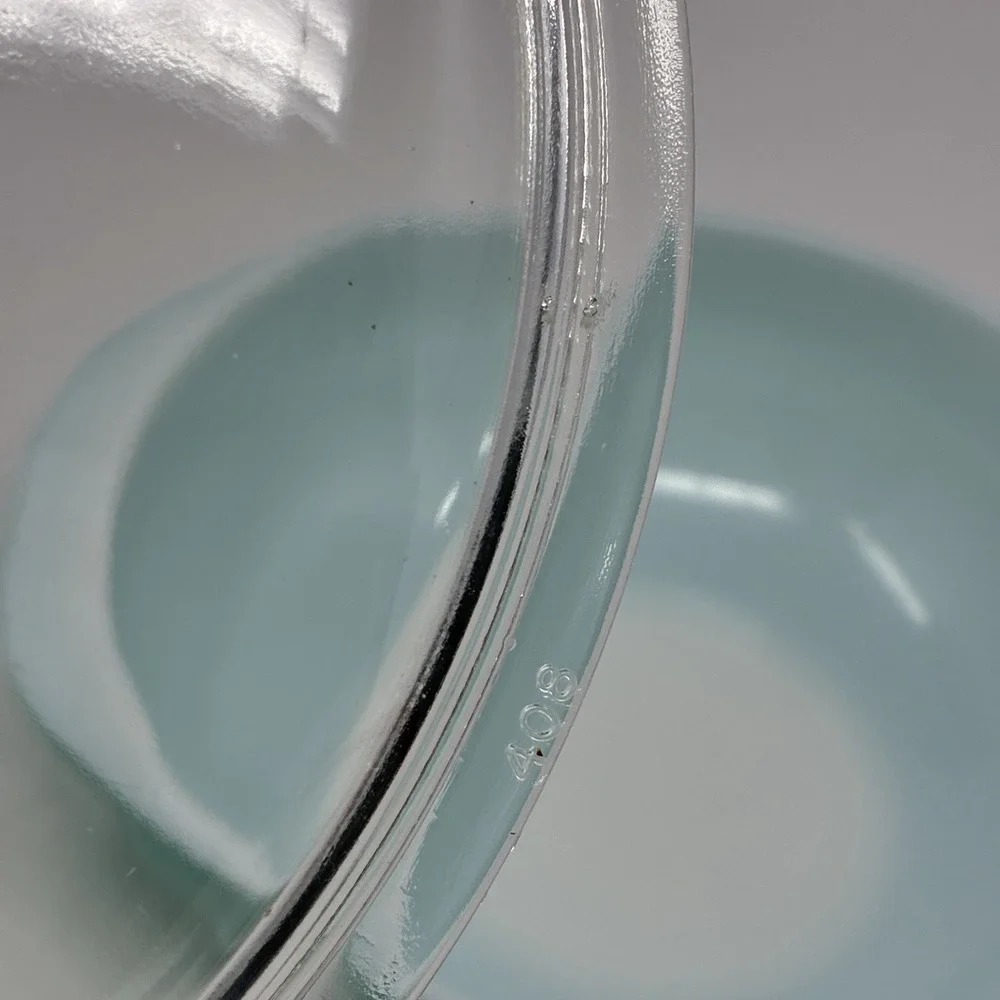 Vintage PYREX 024 Turquoise Glass Casserole Dish w Lid 2 QT Robins Egg Blue